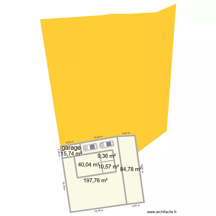 limite propriete. Plan de 