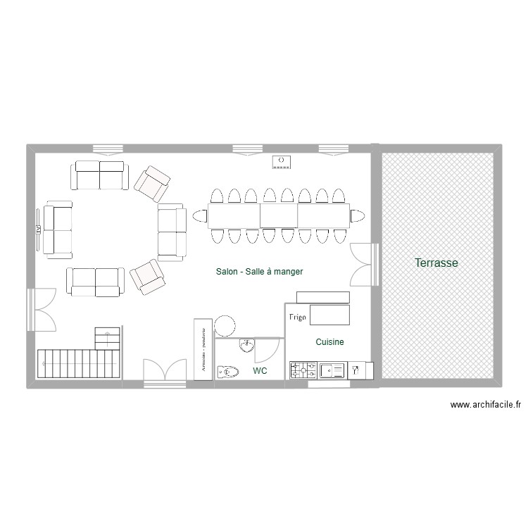 MINOTERIE RDC. Plan de 0 pièce et 0 m2