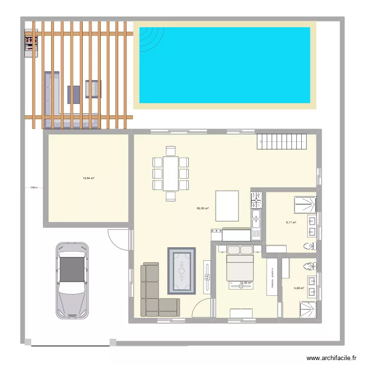 SATELITE. Plan de 5 et 109 m² SATELITE. Plan de 5 et 109 m²