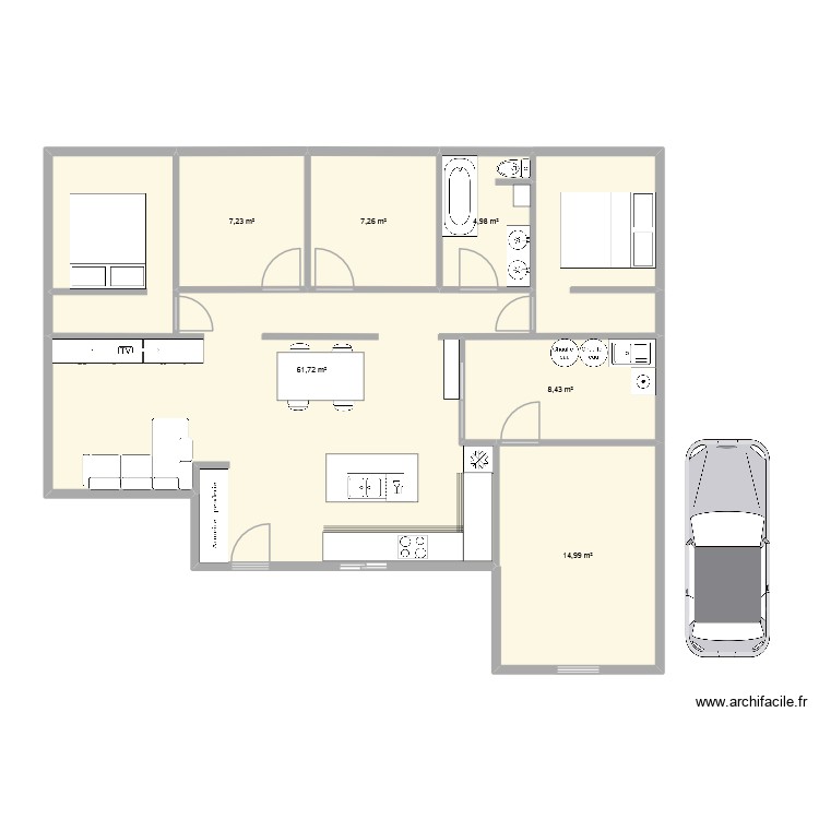 Maison bien. Plan de 0 pièce et 0 m2