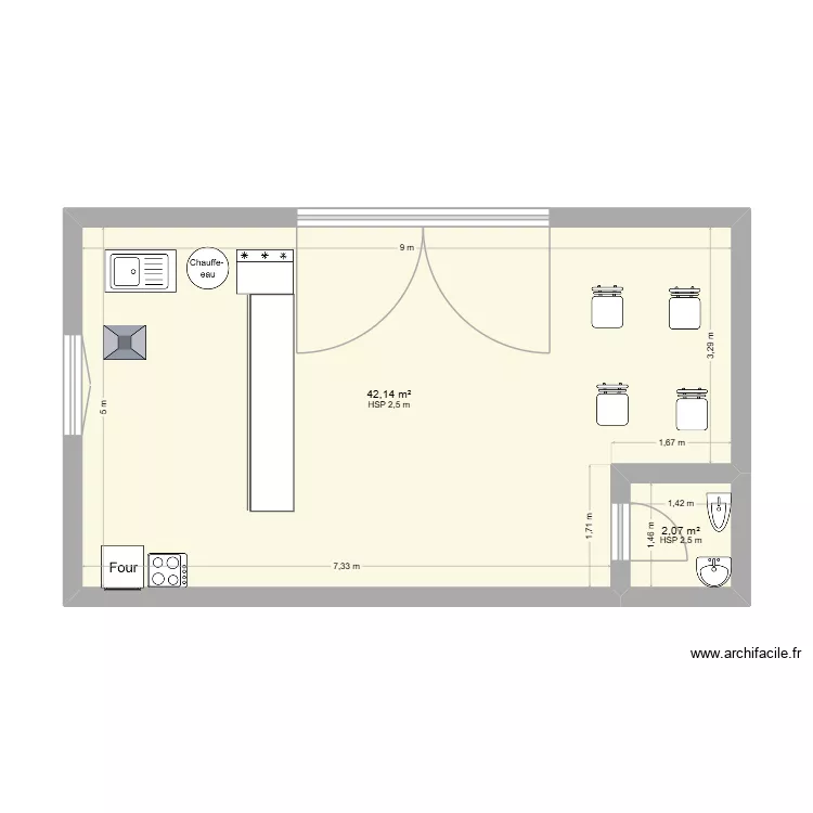 restaurant. Plan de restaurant. Plan de