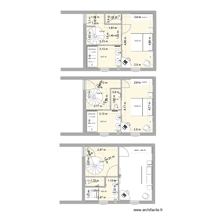 Chambre augusta. Plan de 0 pièce et 0 m2 Chambre augusta. Plan de 0 pièce et 0 m2