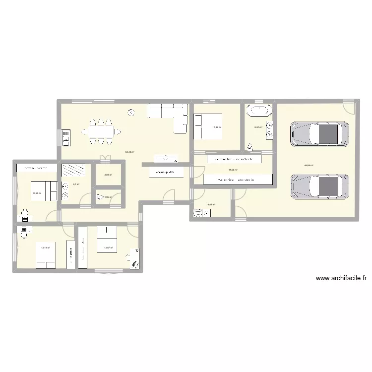 Plan plein pied 1. Plan de 