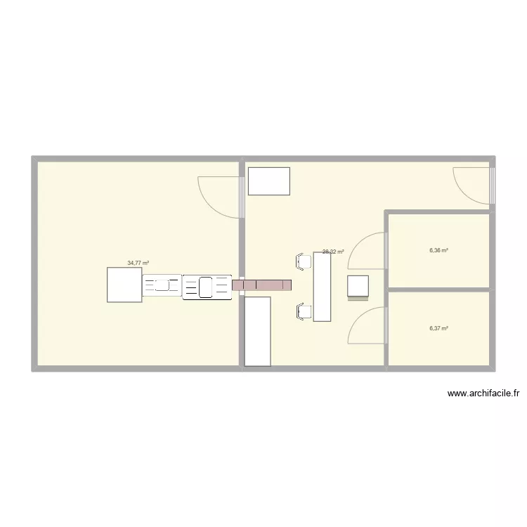 Financiers d&eacute;cor&eacute;s. Plan de 