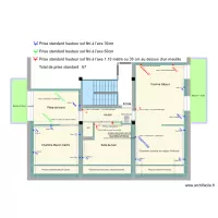 APPARTEMENT CEUSE PLAN RESEAUX PRISES ELECTRIQUES
