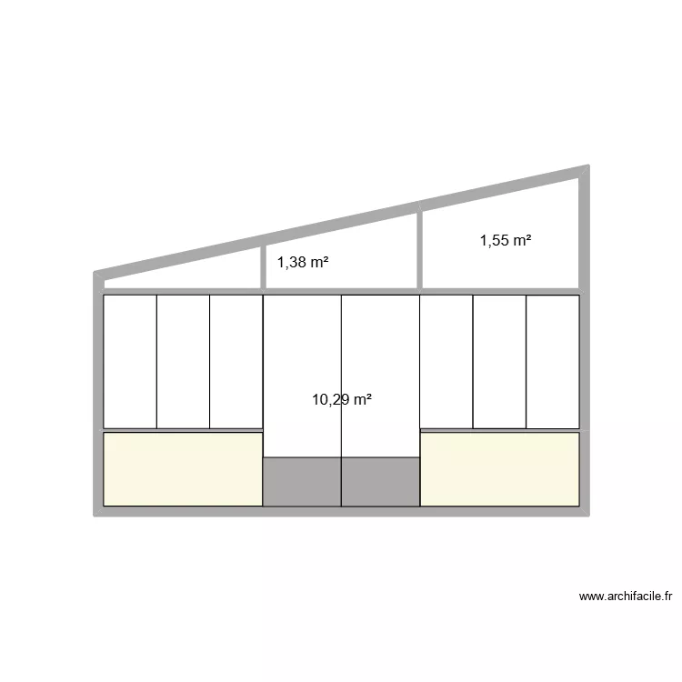 Facade Veranda 2. Plan de 