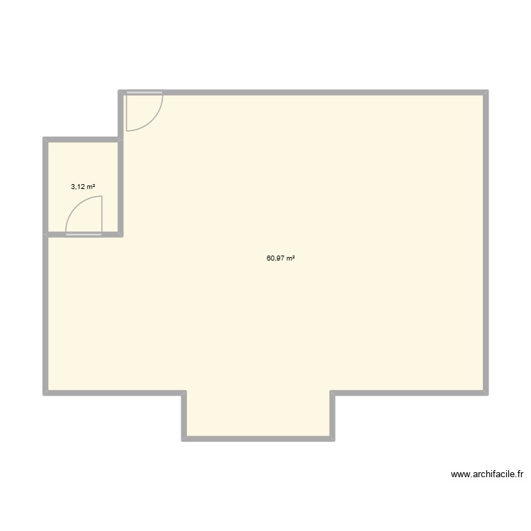 Plan 1. Plan de 0 pièce et 0 m2