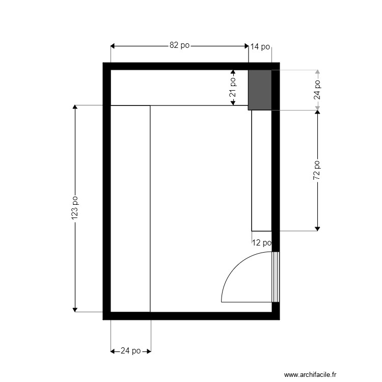 bertrand rangement. Plan de 0 pièce et 0 m2