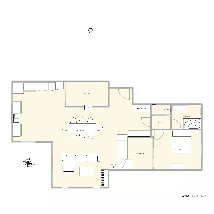 etude n3. Plan de 6 et 96 m² etude n3. Plan de 6 et 96 m²