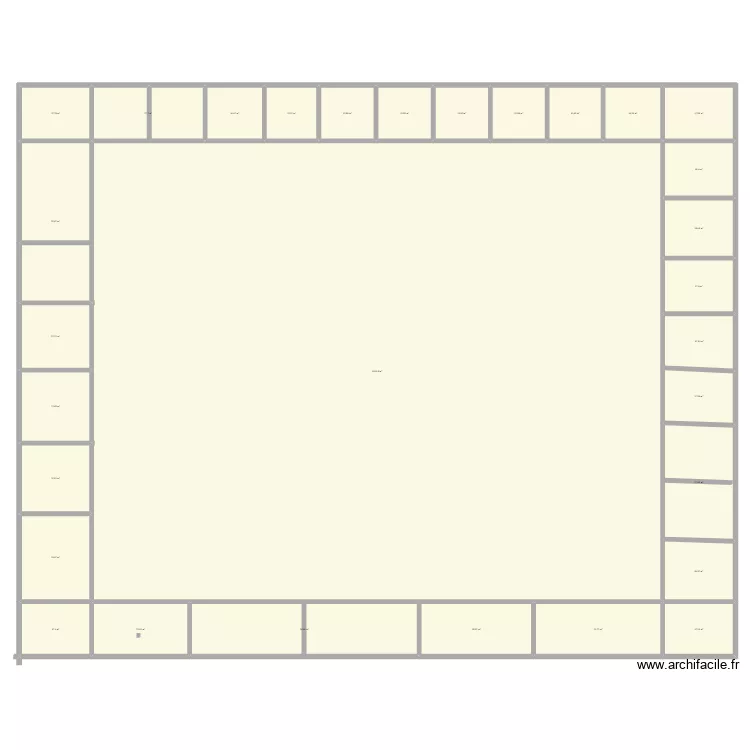 PLANT MAQUETTE boucherie. Plan de 30 et 1915 m² PLANT MAQUETTE boucherie. Plan de 30 et 1915 m²