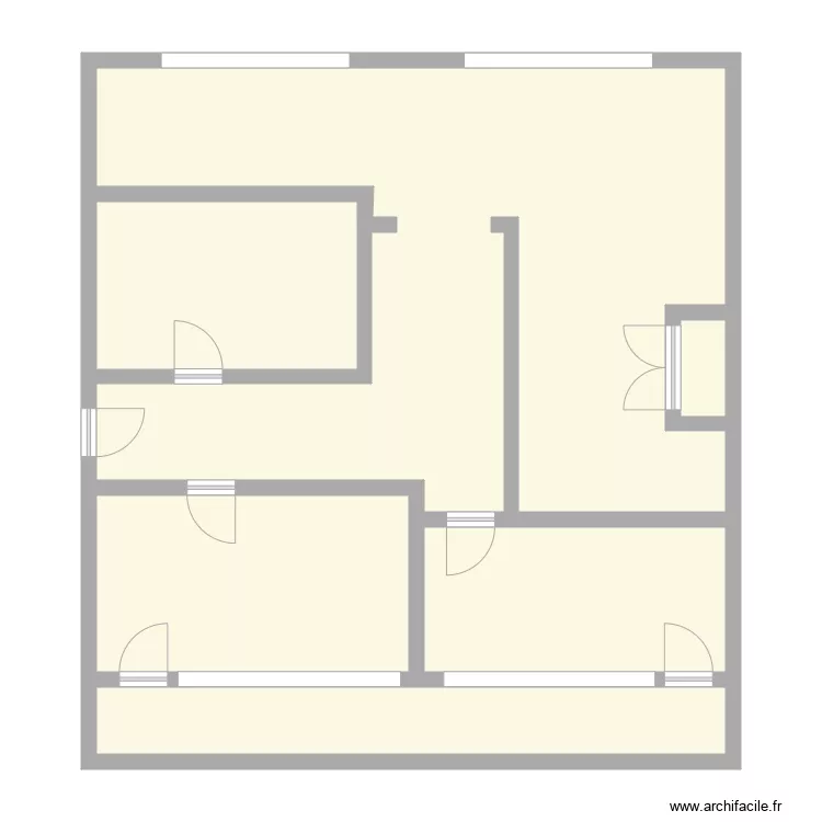 Appartement Van de Veire +1 gauche. Plan de Appartement Van de Veire +1 gauche. Plan de