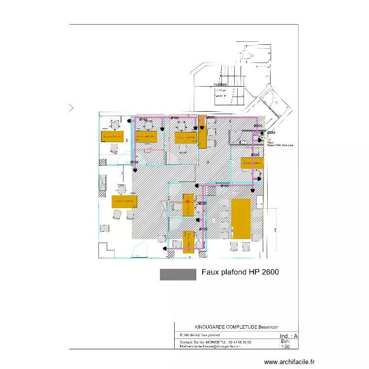 Kinougarde Besan&ccedil;on VMC . Plan de 