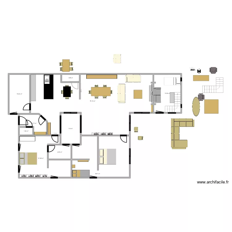 plan vanessa. Plan de 10 pièces et 169 m² plan vanessa. Plan de 10 pièces et 169 m²
