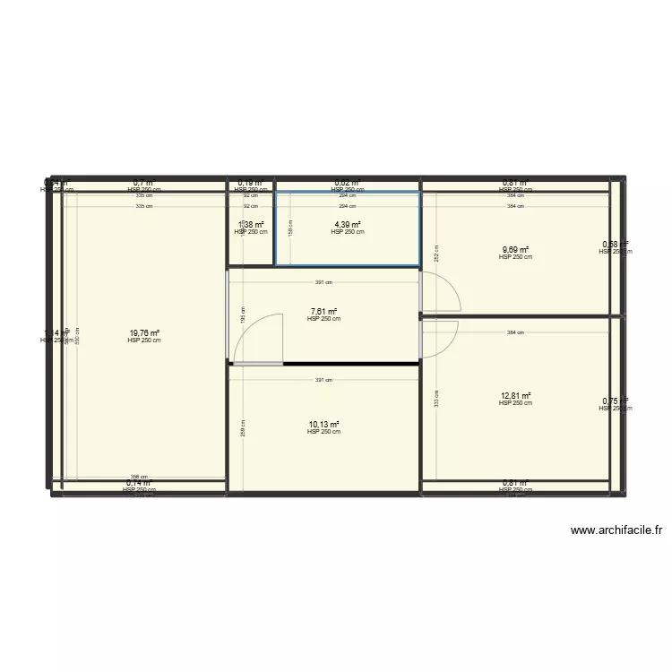 Appart 2 eme Maurice Barral vide. Plan de Appart 2 eme Maurice Barral vide. Plan de