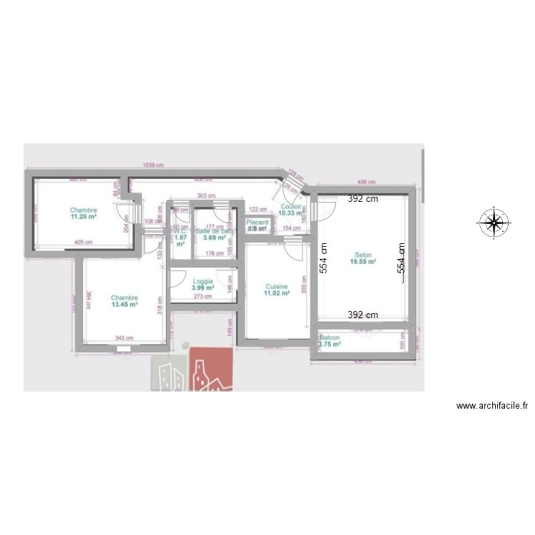 F3 AADL. Plan de 0 pièce et 0 m2