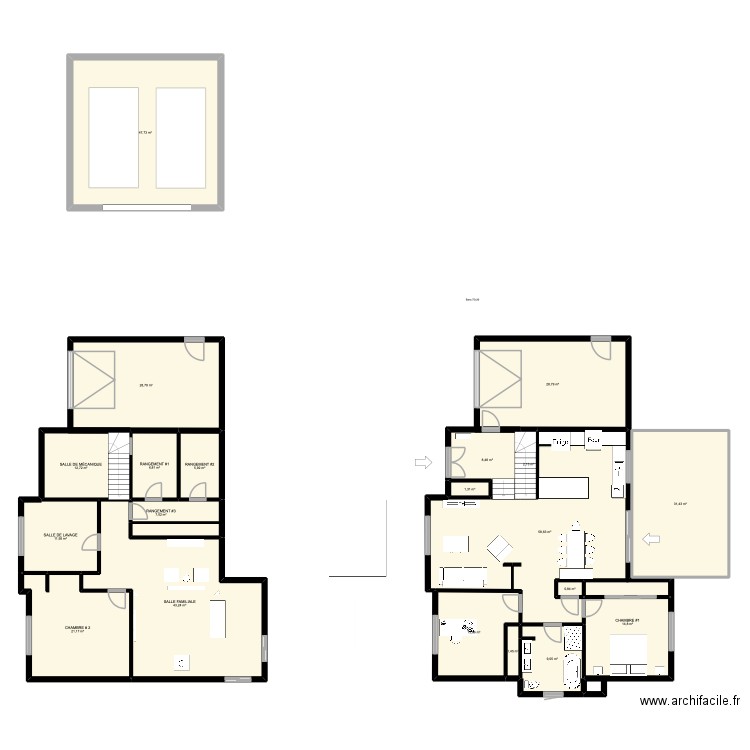 309 Lancelot. Plan de 19 pièces et 308 m2