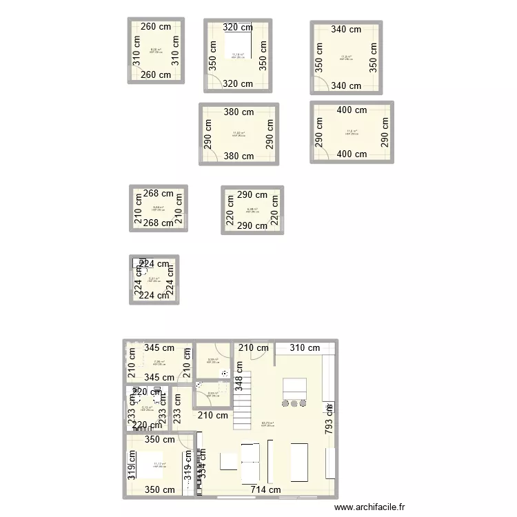 Maison 1 etage 82m2 RDC locale technique entrée. Plan de Maison 1 etage 82m2 RDC locale technique entrée. Plan de