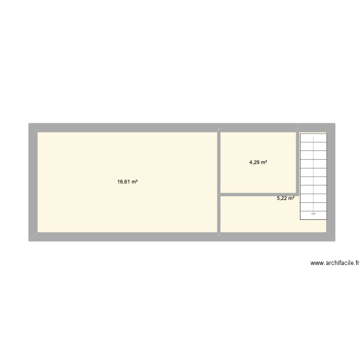 Lot 1 étage. Plan de 0 pièce et 0 m2