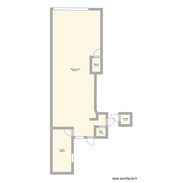 RDC. Plan de 0 pièce et 0 m2