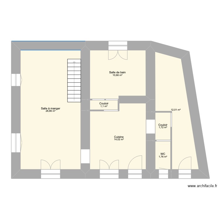Plan La ville RDC. Plan de 0 pièce et 0 m2