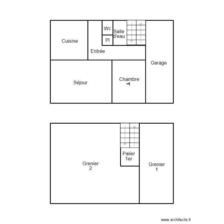 PLOMODIERN BIDAULT. Plan de 12 pièces et 48 m2