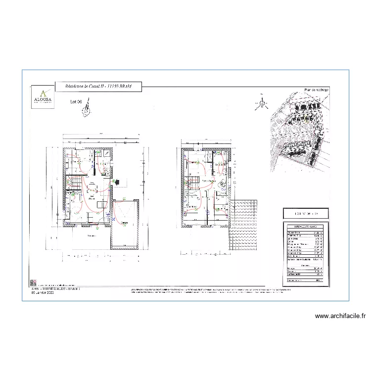AMETHYSTE LOT 6. Plan de 