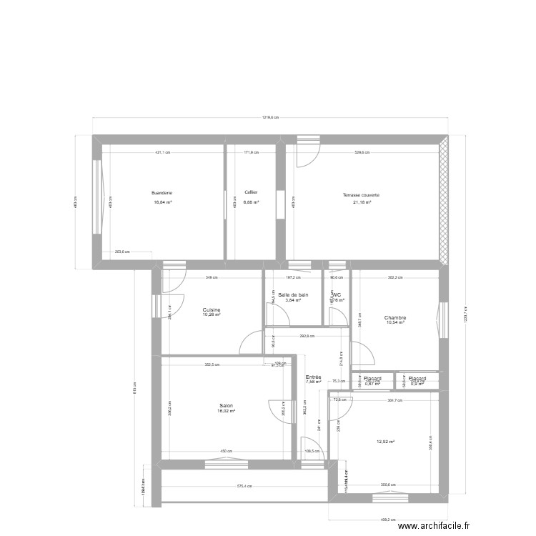 ETAT DES LIEUX. Plan de 12 pièces et 110 m2