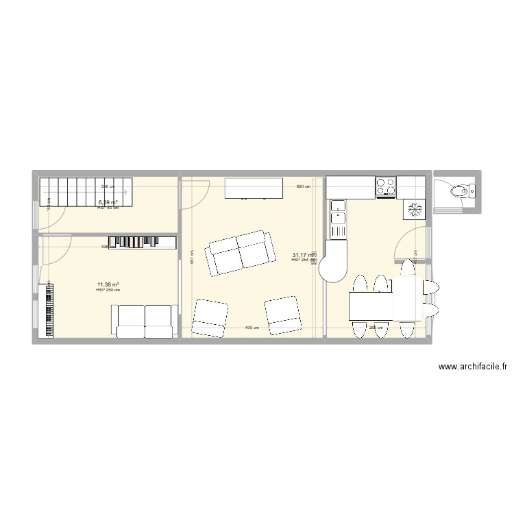 ju et Yan. Plan de 0 pièce et 0 m2