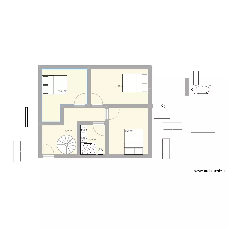 RDC RENO N°3. Plan de RDC RENO N°3. Plan de