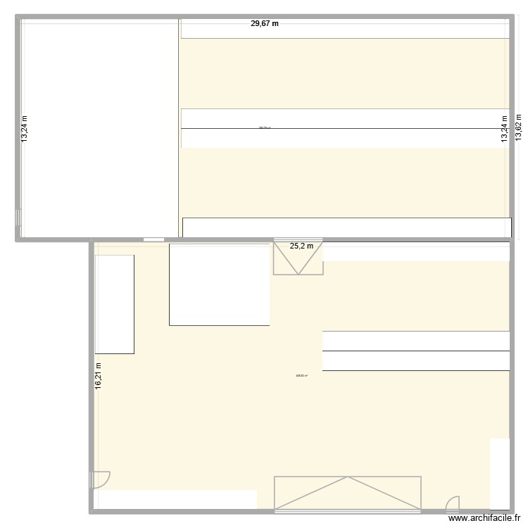 magasin. Plan de 0 pièce et 0 m2