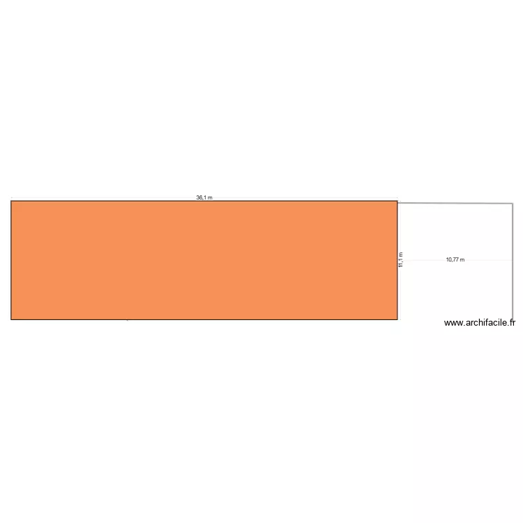 hangar. Plan de 