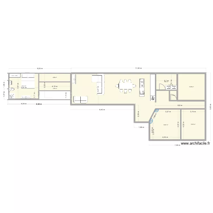 PLANT MA1. Plan de 9 et 129 m² PLANT MA1. Plan de 9 et 129 m²