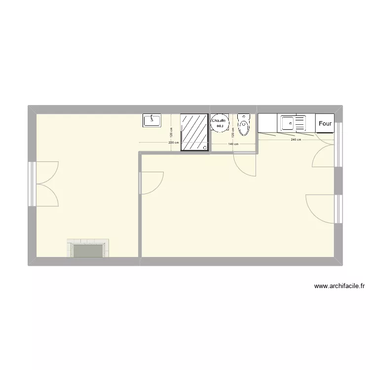 APPARTEMENT 3. Plan de 
