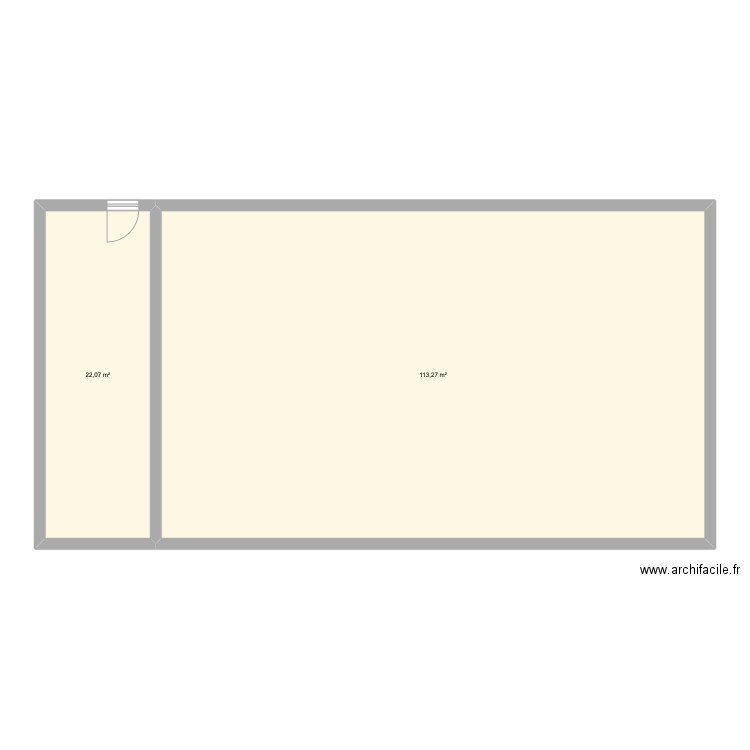 5alleeDesMouettesLesUlis. Plan de 2 pièces et 135 m2