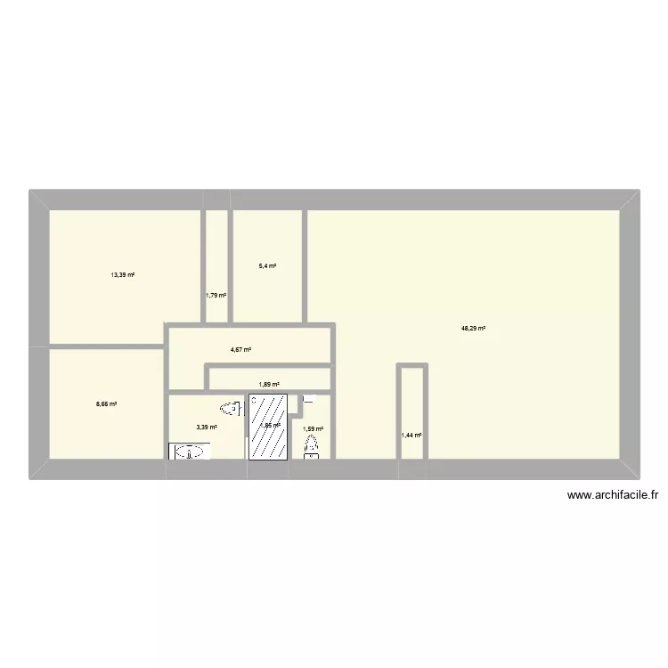 lot16avril26. Plan de 11  et 92 m²