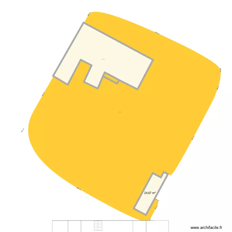 maison balcon. Plan de 