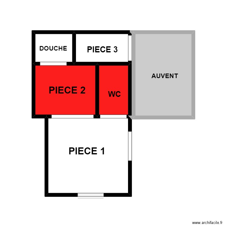 DROUAUD MANOLITA. Plan de 5 pièces et 11 m2