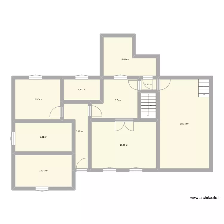 maison St Herblain. Plan de 11  et 103 m²
