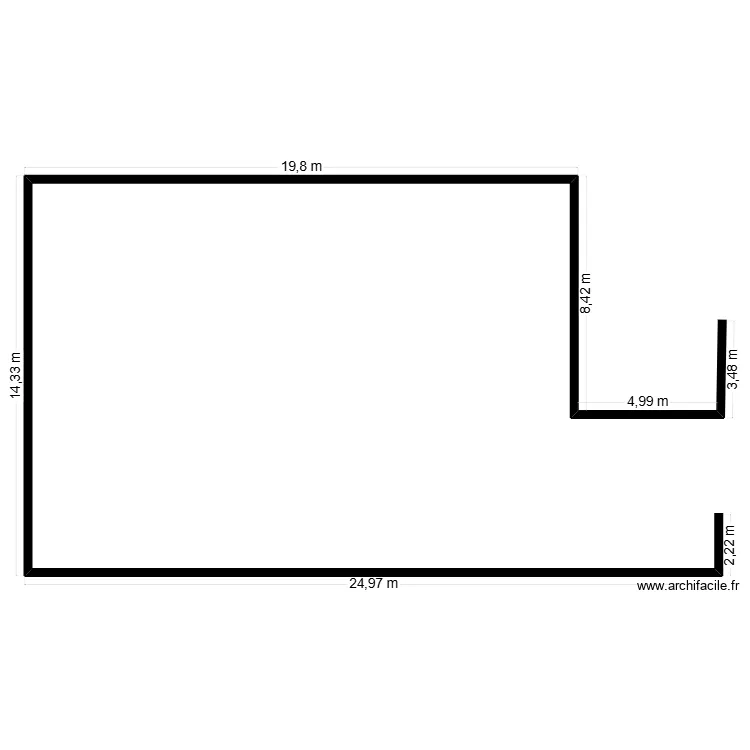 Plan de masse - Batiment sous traitance. Plan de 