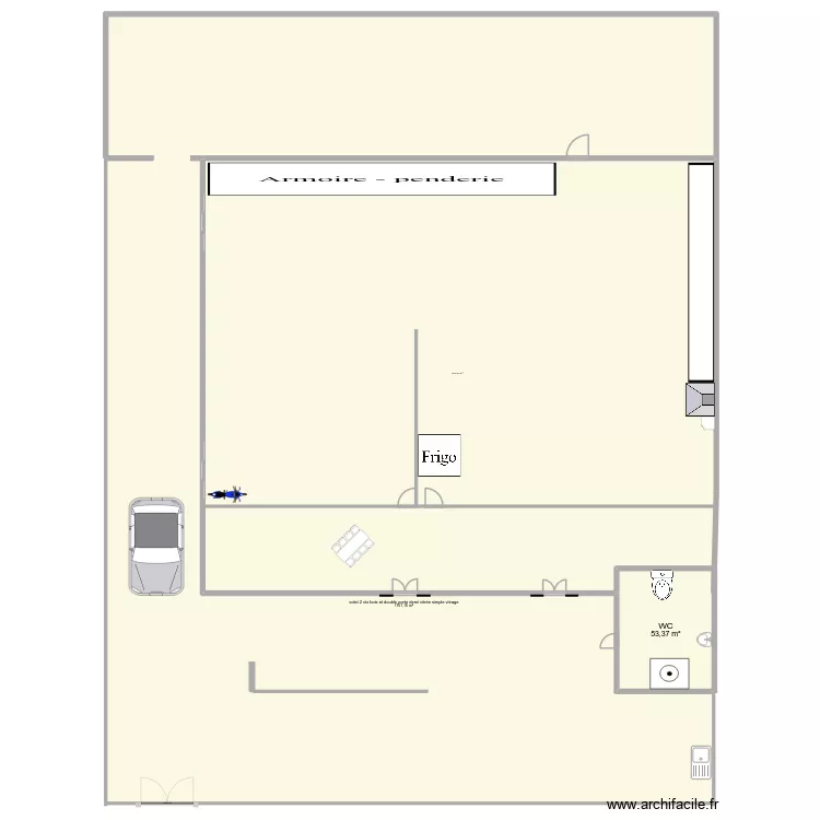 inter 6 aout 2026. Plan de 3  et 2235 m²