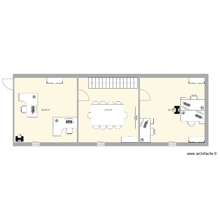 Bureau DEBOURG. Plan de 0 pièce et 0 m2