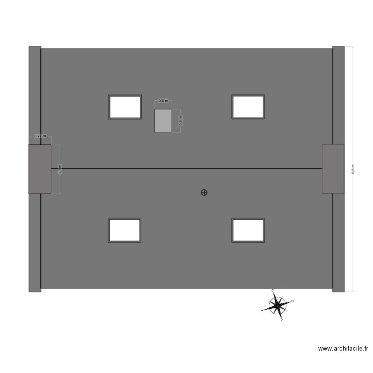 toiture finale finale. Plan de 0 pièce et 0 m2