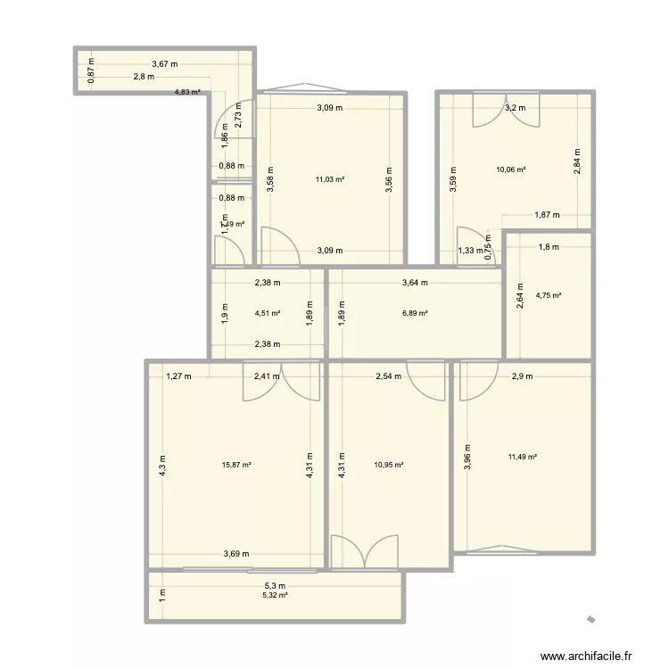 kerbonne elec. Plan de 11 et 87 m² kerbonne elec. Plan de 11 et 87 m²