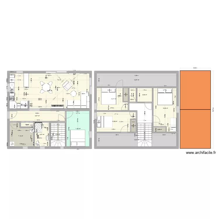 A construire projet 1. Plan de 0 pièce et 0 m2