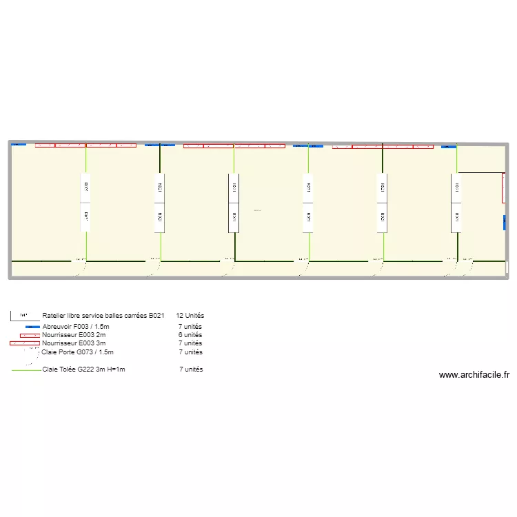 BERGERIE DUFOUR . Plan de BERGERIE DUFOUR . Plan de