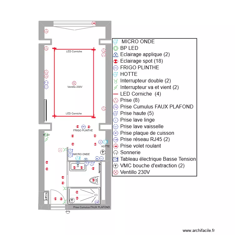 DASHAB VILLA DUO ELECTRICITE. Plan de 3 et 24 m² DASHAB VILLA DUO ELECTRICITE. Plan de 3 et 24 m²