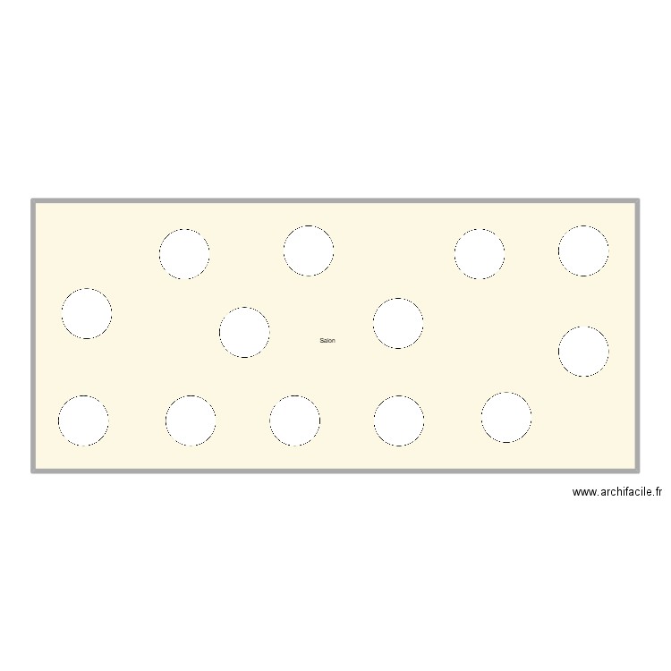 Mariage bis. Plan de 1 pièce et 144 m2