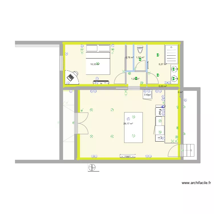 resca Arnave. Plan de 