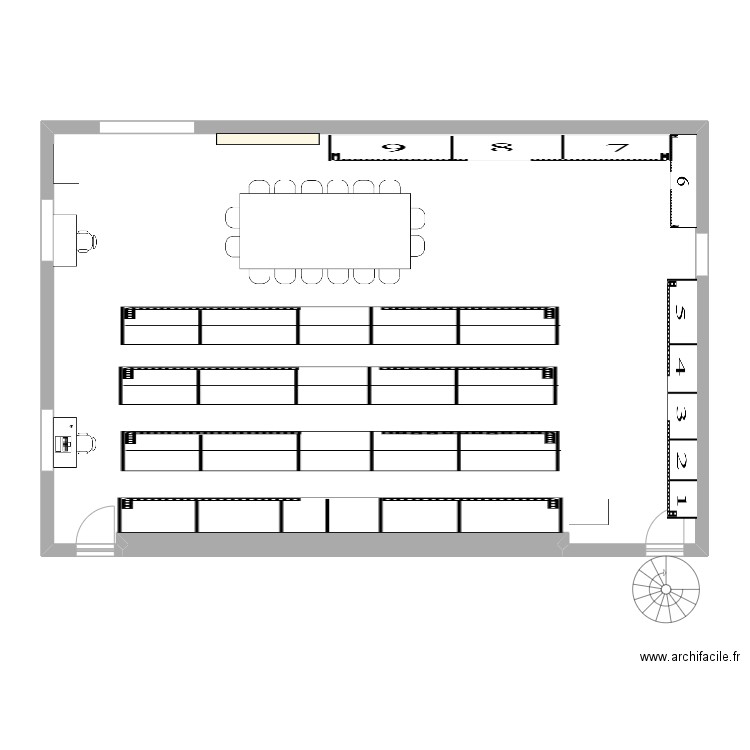 archives histo + catholicité. Plan de 0 pièce et 0 m2