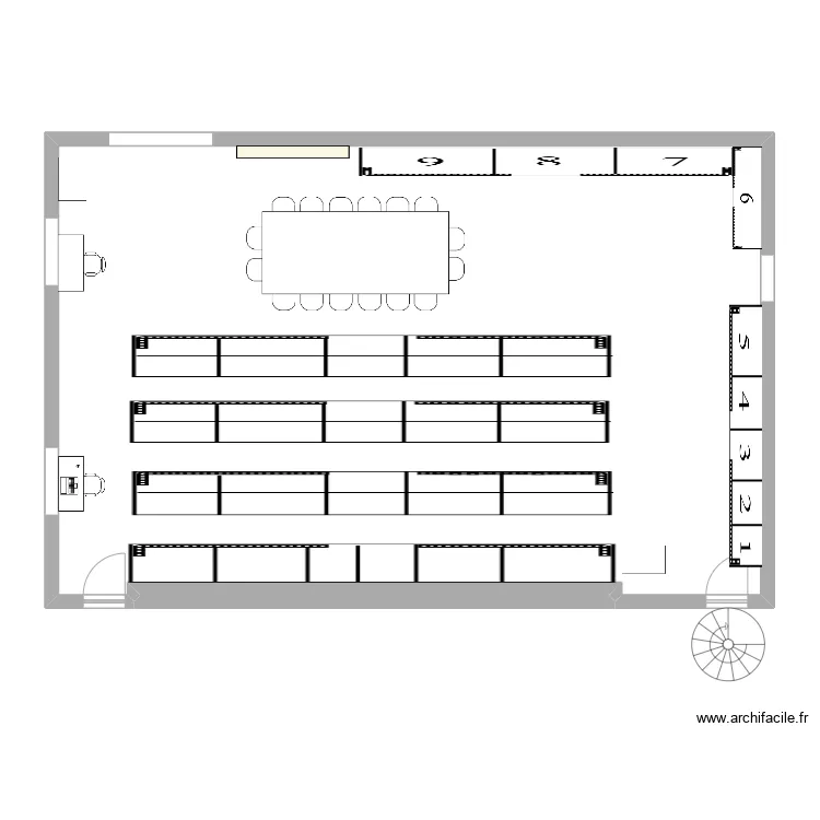 archives histo + catholicit&eacute;. Plan de 